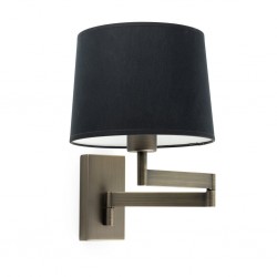 ARTIS Lampara aplique con brazo articulado bronce/negra 68494-03 - FARO ILUMINACION
