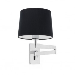 ARTIS Lampara aplique articulado cromo/negra 68495-03 - FARO ILUMINACION