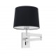 ARTIS Lampara aplique articulado cromo/negra 68495-03 - FARO ILUMINACION