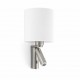 ROB Lampara aplique niquel mate con lector LED 68498 - FARO ILUMINACION