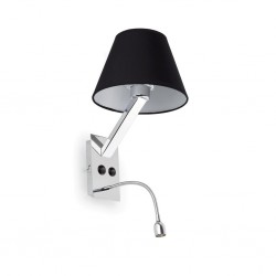 MOMA-2 LED Lampara aplique negro 68507 - FARO ILUMINACION