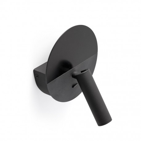 DUAS LED Lampara aplique lector negro con USB 68468 - FARO ILUMINACION