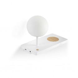 NIKO LED Lampara aplique derecho blanco 01009A - FARO ILUMINACION