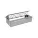 KIT ALUMINIO METALICO DE EMPOTRAR EN MESA 6 BASES SCHUKO SIMON 400 45606000-133