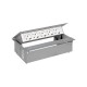 KIT ALUMINIO METALICO DE EMPOTRAR EN MESA 5 BASES SCHUKO SIMON 400 45505000-133