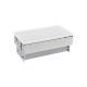 KIT BLANCO METALICO DE EMPOTRAR EN MESA 4 BASES SCHUKO, 4 BASES SAI Y PLACA PARA 8 CONECTORES RJ45 SIMON 400 47602240-130
