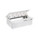 KIT BLANCO METALICO DE EMPOTRAR EN MESA 4 BASES SCHUKO SIMON 400 45404000-130