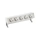 KIT BLANCO SOBREMESA 5 BASES DE ENCHUFE SCHUKO SIMON 400 42505000-130