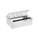 KIT BLANCO METALICO DE EMPOTRAR EN MESA 3 BASES SCHUKO Y PLACA PARA 2 CONECTORES RJ45 SIMON 400 44403020-130