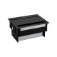 KIT NEGRO METALICO DE EMPOTRAR EN MESA 6 BASES SCHUKO Y PLACA PARA 4 CONECTORES RJ45 SIMON 400 46403020-138