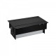 KIT NEGRO METALICO DE EMPOTRAR EN MESA 8 BASES DE ENCHUFE SCHUKO SIMON 400 46404000-138
