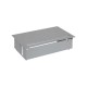 KIT ALUMINIO METALICO DE EMPOTRAR EN MESA CARGADOR 2XUSB, 3 BASES SCHUKO Y PLACA PARA 2 CONECTORES RJ45 SIMON 400 45523020-133