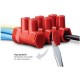 REGLETA DE CONEXION PARA CABLES CON TAPA 10 POLOS TEKOX