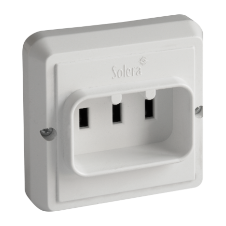 BASE DE COCINA BLANCA 2P+T 25A SOLERA 6827