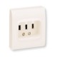 BASE DE COCINA BLANCA 2P+T 25A LEGRAND 055423