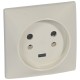 BASE DE COCINA BLANCA 2P+T 20A LEGRAND 055432