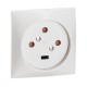 BASE DE COCINA BLANCA 3P+T 20A LEGRAND 055425