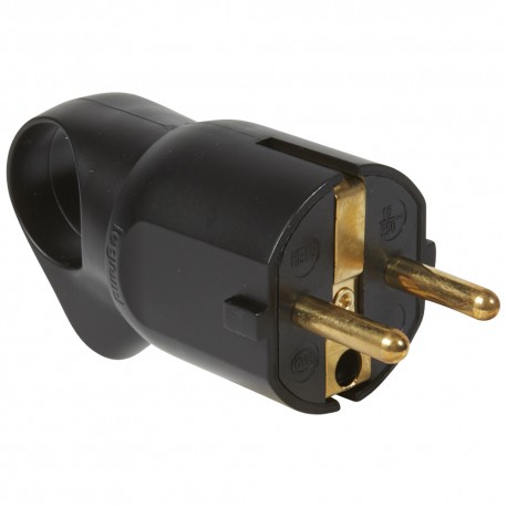 CLAVIJA NEGRA CON TIRADOR 2P+T 16A PVC PROFESIONAL LEGRAND 050328