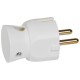CLAVIJA BLANCA 2P+T 16A SALIDA CABLE LATERAL LEGRAND 050316
