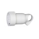 BASE BLANCA CON TITADOR 2P+T 16A PVC PROFESIONAL LEGRAND 050331