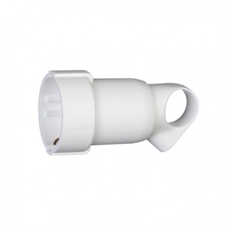 BASE BLANCA CON TITADOR 2P+T 16A PVC PROFESIONAL LEGRAND 050331