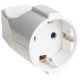 BASE AEREA BLANCA 2P+T 16A 250V SOLERA 5019