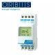 INTERRUPTOR HORARIO DIGITAL 1 CIRCUITO CONMUT DIA/SEMANA 32 MEMORIA ORBIS DATA MICRO + 230V OB172012N
