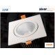 DOWNLIGHT LED 12W EMPOTRAR CUADRADO BASCULANTE ALVERLAMP LD15CB