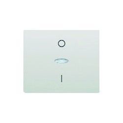 TECLA BLANCA PARA INTERRUPTOR BIPOLAR CON DIFUSOR IRIS BJC 18708-L