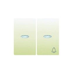 TECLA BEIGE PARA CONMUTADOR+PULSADOR CON DIFUSOR IRIS BJC 18715-AL
