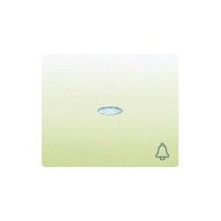 TECLA BEIGE PARA PULSADOR CON SIMBOLO CAMPANA Y DIFUSOR IRIS BJC 18716-AL