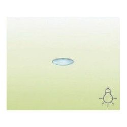 TECLA BEIGE PARA PULSADOR CON SIMBOLO LUZ Y DIFUSOR IRIS BJC 18717-AL