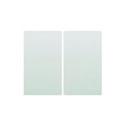 TECLA DOBLE BLANCA PARA INTERRUPTOR Y CONMUTUTADOR IRIS BJC 18709