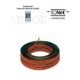 ROLLO 100 MTRS. CABLE PARALELO 2X0,50MM2 NEGRO/ROJO (BICOLOR) LIBRE HALOGENOS