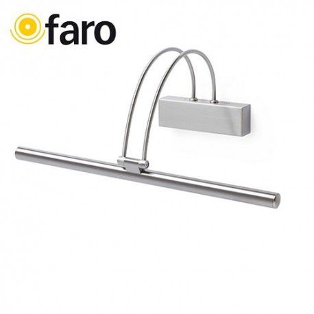 ILUMINACUADROS KLIMT NIQUEL MATE 66 LED 3000K FARO 61048