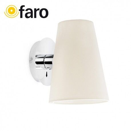 APLIQUE CROMO LUPE 1XE27 20W FARO 29995