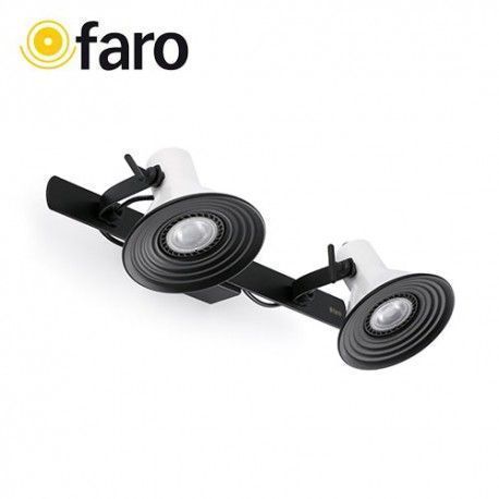 APLIQUE CUP-2 BLANCO 2 X GU10 LED 8W FARO 40585