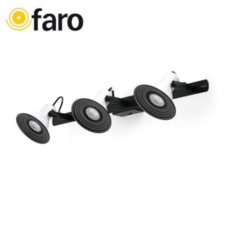 APLIQUE CUP-3 BLANCO 3 X GU10 LED 8W FARO 40588