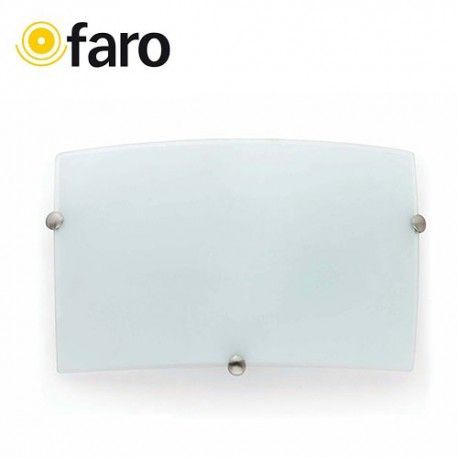 APLIQUE LIRIA-1 NIQUEL MATE 1L E27 60W FARO 63156
