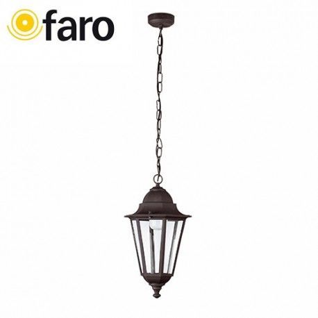 COLGANTE PARIS-1 NEGRO 1L E27 20W FARO 73431