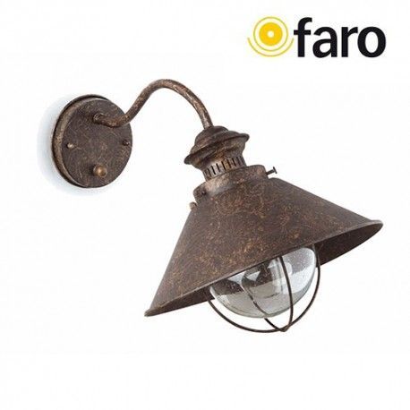 APLIQUE NAUTICA MARRON OXIDO E27 11W FARO 71110