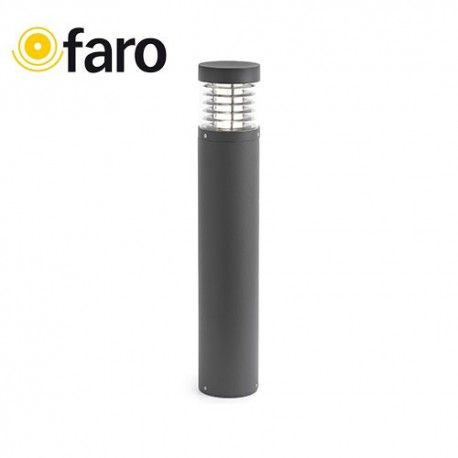 BALIZA GIZA GRIS OSCURO COB LED 15W 3000K FARO 70768