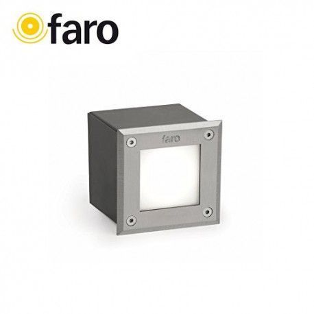 EMPOTRABLE LED-18  LED 3W CUADRADO 6000K FARO 71497N