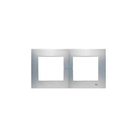 MARCO 2 ELEMENTOS PLATA LUNA VIVA BJC 23002-PL