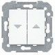 DOBLE INTERRUPTOR PERSIANA BLANCO POLAR VIVA BJC 23569