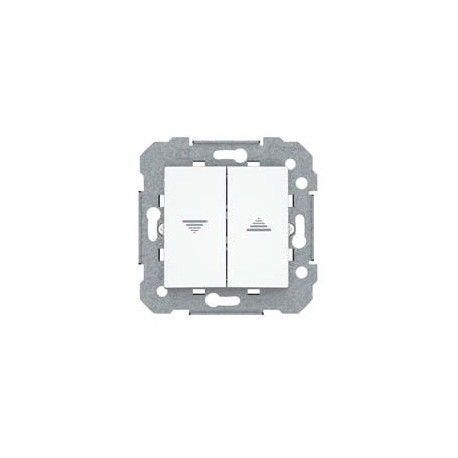 DOBLE INTERRUPTOR PERSIANA BLANCO POLAR VIVA BJC 23569