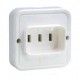 BASE ENCHUFE BLANCA COCINA 2P+E 25A. 250V.  VIVA BJC 2225