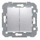 DOBLE CONMUTADOR PLATA LUNA VIVA BJC 23510-PL