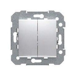 DOBLE CONMUTADOR PLATA LUNA VIVA BJC 23510-PL