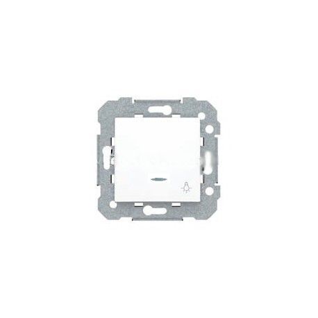 PULSADOR PLATA LUNA BOMBILLA CON SEÑALIZADOR VIVA BJC 23516-2PLL